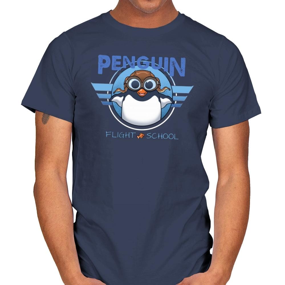 Flight School - Mens T-Shirts RIPT Apparel Small / Navy