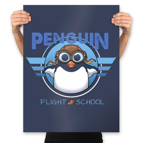 Flight School - Prints Posters RIPT Apparel 18x24 / Navy