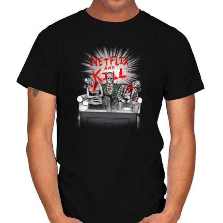'Flix and Kill Exclusive - Mens T-Shirts RIPT Apparel Small / Black