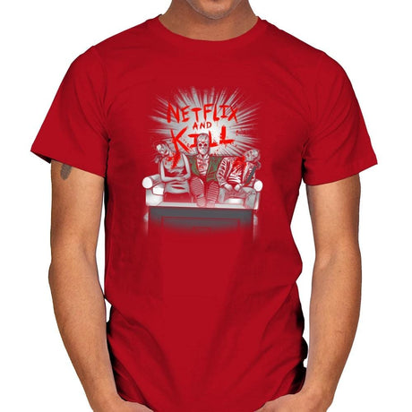 'Flix and Kill Exclusive - Mens T-Shirts RIPT Apparel Small / Red