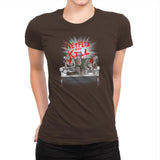 'Flix and Kill Exclusive - Womens Premium T-Shirts RIPT Apparel Small / Dark Chocolate