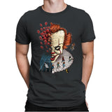 Floating Clown - Anytime - Mens Premium T-Shirts RIPT Apparel Small / Heavy Metal