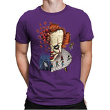 Floating Clown - Anytime - Mens Premium T-Shirts RIPT Apparel Small / Purple Rush