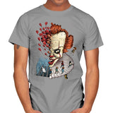 Floating Clown - Anytime - Mens T-Shirts RIPT Apparel Small / Sport Grey