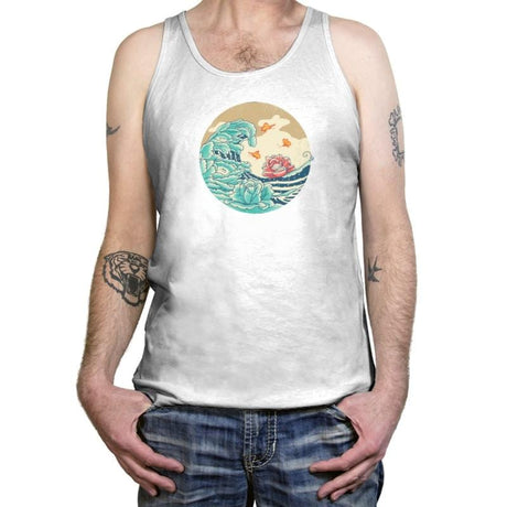 Floral Wave - Tanktop Tanktop RIPT Apparel