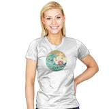 Floral Wave - Womens T-Shirts RIPT Apparel