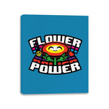 Flower Power Up - Canvas Wraps Canvas Wraps RIPT Apparel 11x14 / Sapphire