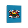 Flower Power Up - Canvas Wraps Canvas Wraps RIPT Apparel 8x10 / Sapphire