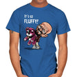 Fluffy Pink Bear - Mens T-Shirts RIPT Apparel Small / Royal