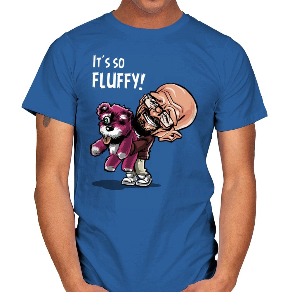 Fluffy Pink Bear - Mens T-Shirts RIPT Apparel Small / Royal
