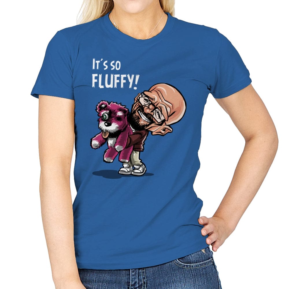 Fluffy Pink Bear - Womens T-Shirts RIPT Apparel Small / Royal
