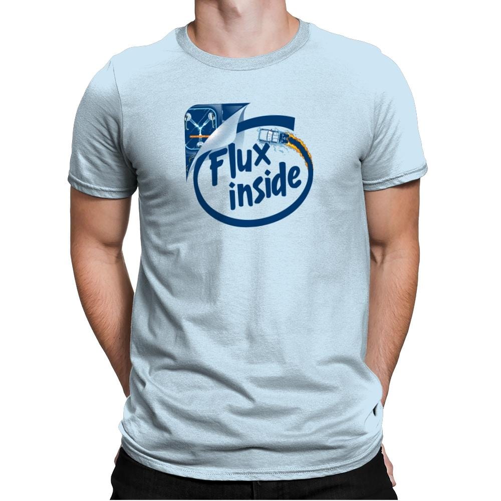 Flux Inside Exclusive - Mens Premium T-Shirts RIPT Apparel Small / Light Blue