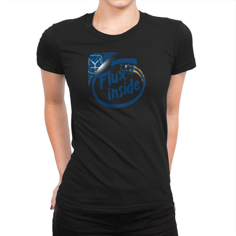 Flux Inside Exclusive - Womens Premium T-Shirts RIPT Apparel Small / Black