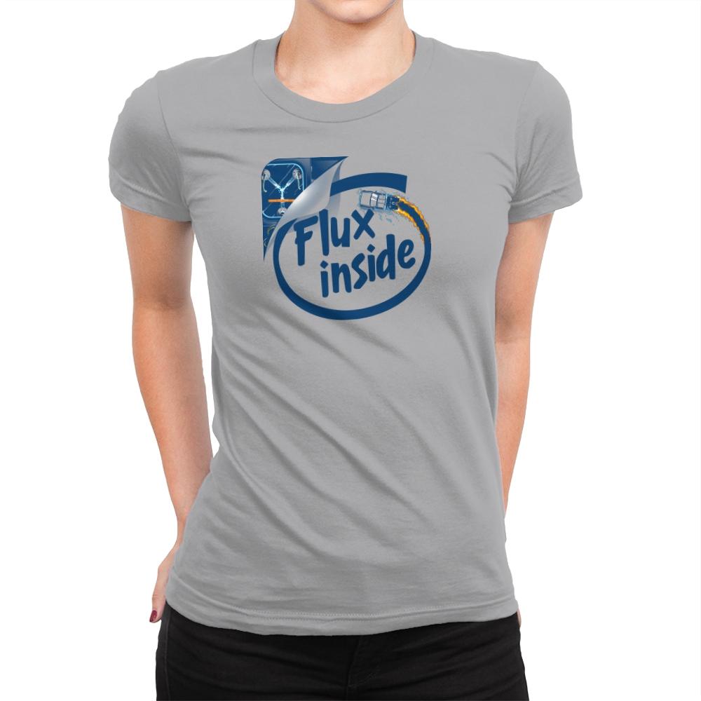 Flux Inside Exclusive - Womens Premium T-Shirts RIPT Apparel Small / Heather Grey