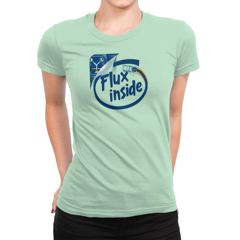 Flux Inside Exclusive - Womens Premium T-Shirts RIPT Apparel Small / Mint