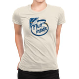 Flux Inside Exclusive - Womens Premium T-Shirts RIPT Apparel Small / Natural