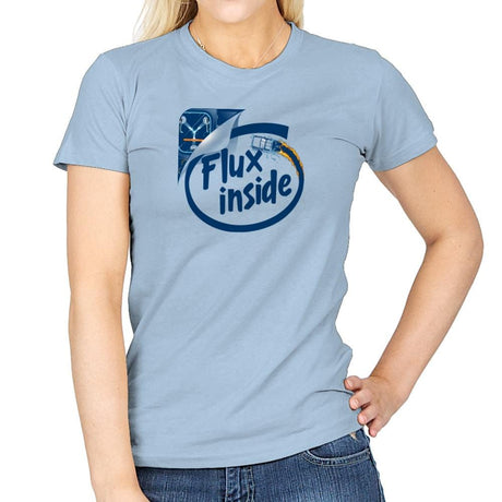 Flux Inside Exclusive - Womens T-Shirts RIPT Apparel Small / Light Blue