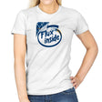 Flux Inside Exclusive - Womens T-Shirts RIPT Apparel Small / White