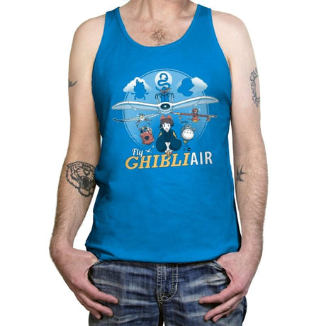 Fly Ghibli Air - Tanktop Tanktop RIPT Apparel X-Small / Teal