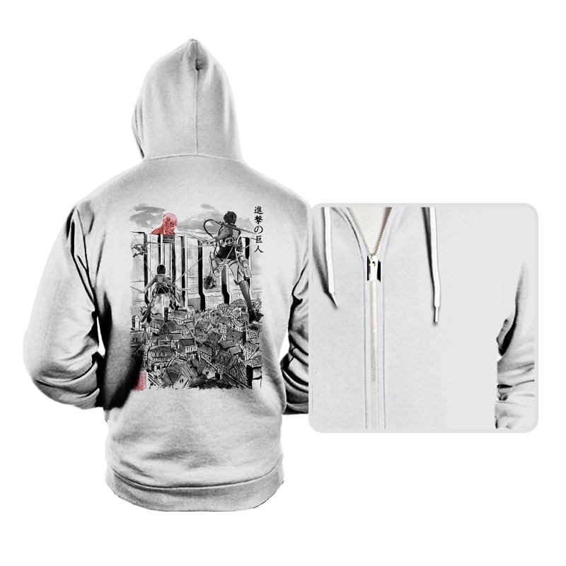 Flying for Humanity - Hoodies Hoodies RIPT Apparel Small / White