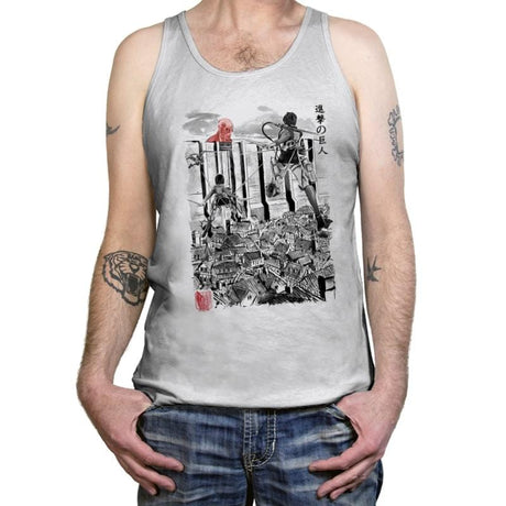 Flying for Humanity - Tanktop Tanktop RIPT Apparel