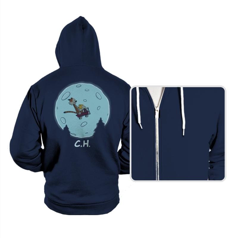 Flying Wagon! - Hoodies Hoodies RIPT Apparel Small / Navy