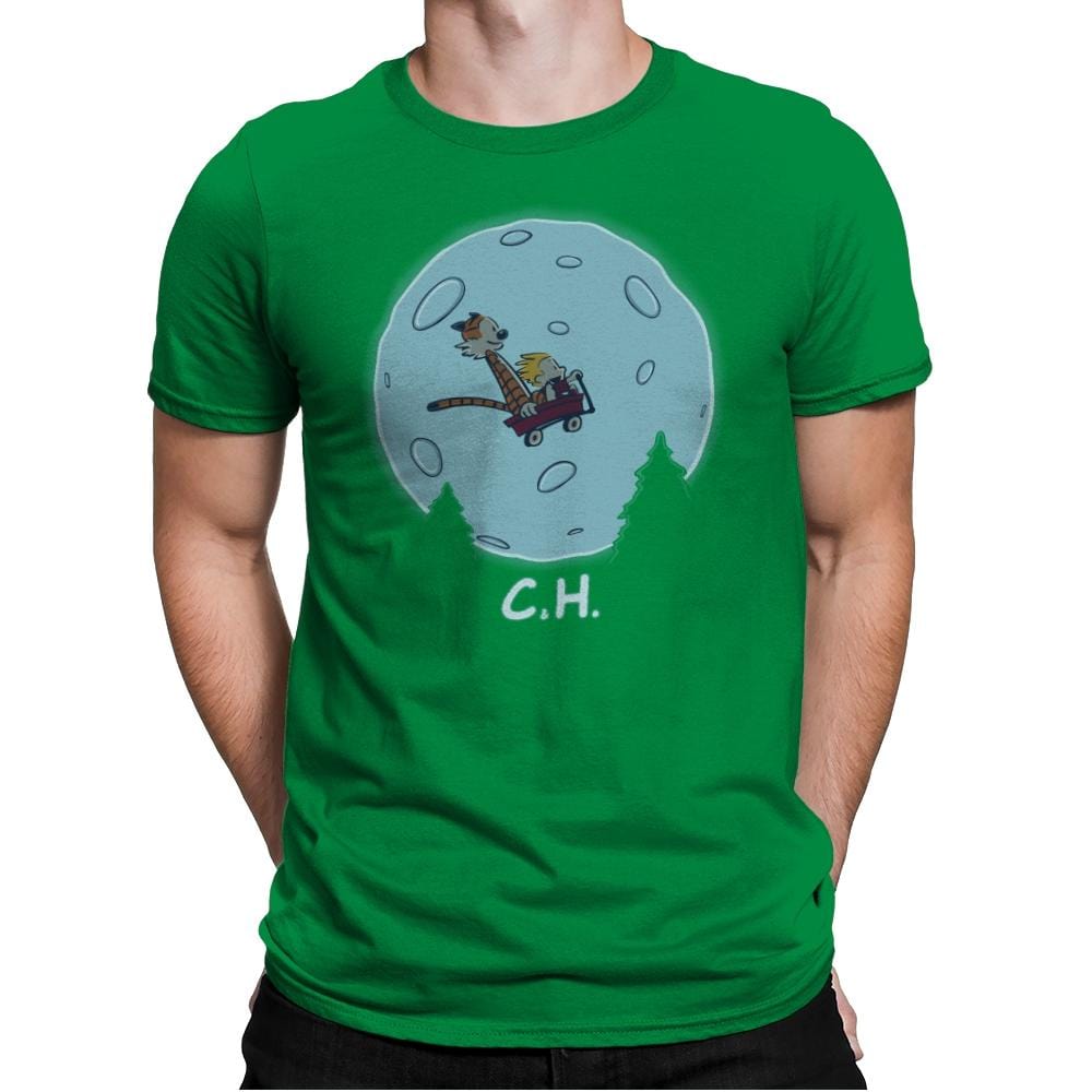 Flying Wagon - Raffitees - Mens Premium T-Shirts RIPT Apparel Small / Kelly Green