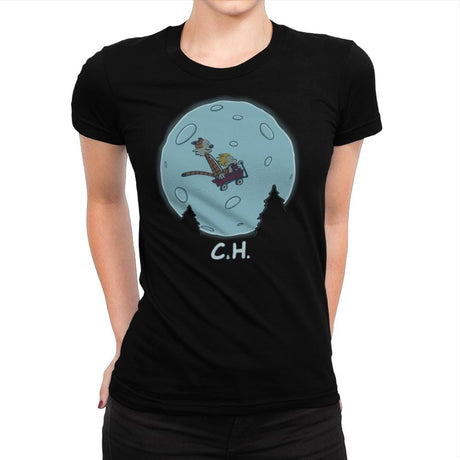 Flying Wagon - Raffitees - Womens Premium T-Shirts RIPT Apparel Small / Indigo