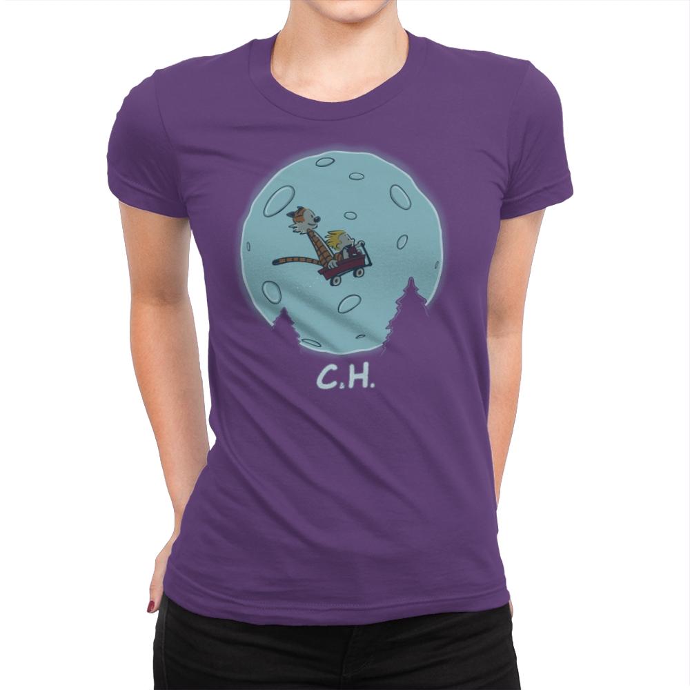 Flying Wagon - Raffitees - Womens Premium T-Shirts RIPT Apparel Small / Purple Rush