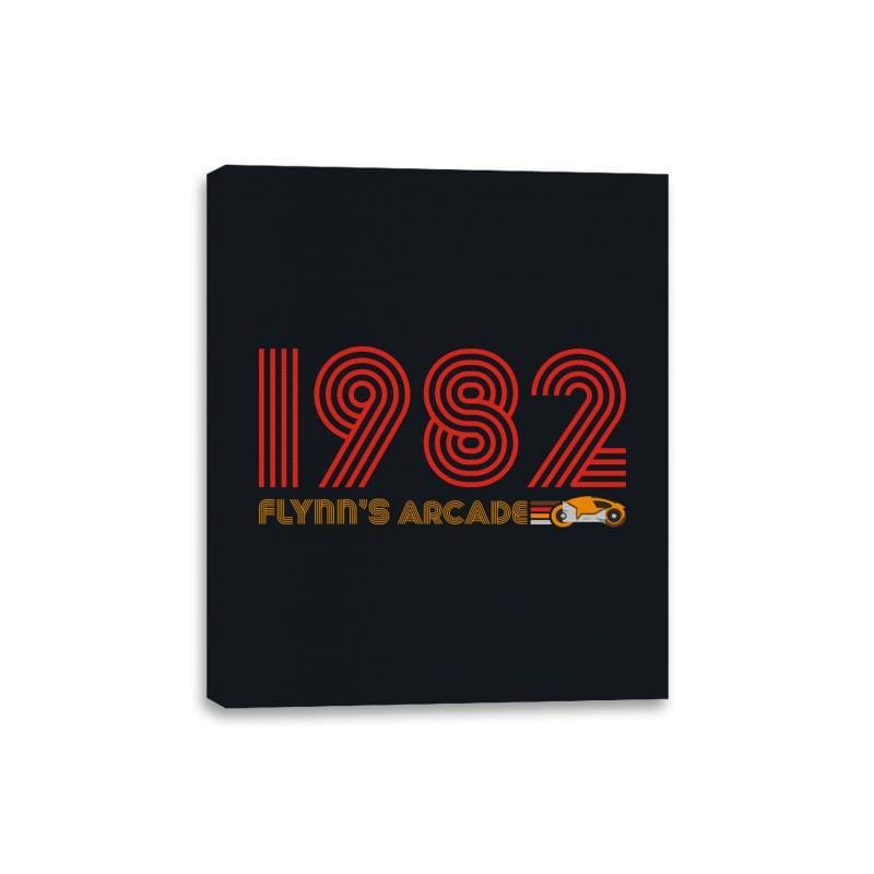 Flynn's Arcade 1982 - Canvas Wraps Canvas Wraps RIPT Apparel 8x10 / Black