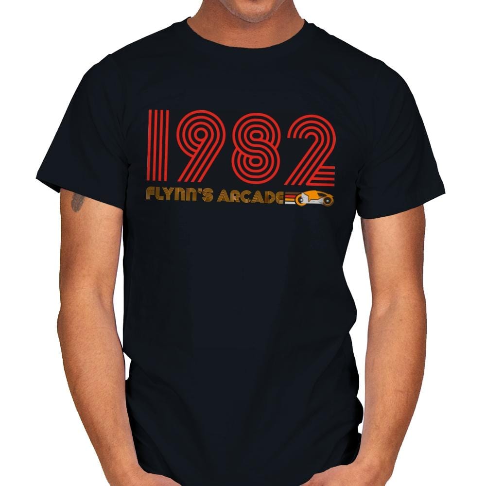 Flynn's Arcade 1982 - Mens T-Shirts RIPT Apparel Small / Black