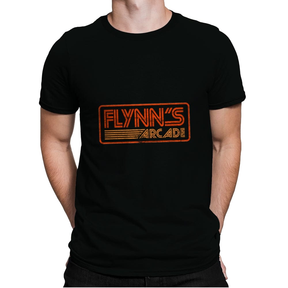 Flynn's Arcade 80s Retro - Mens Premium T-Shirts RIPT Apparel Small / Black