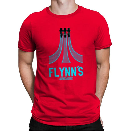 Flynn's Arcade - Best Seller - Mens Premium T-Shirts RIPT Apparel Small / Red