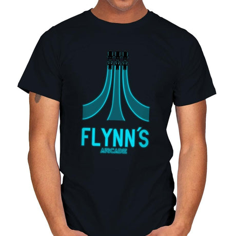 Flynn's Arcade - Best Seller - Mens T-Shirts RIPT Apparel Small / Black