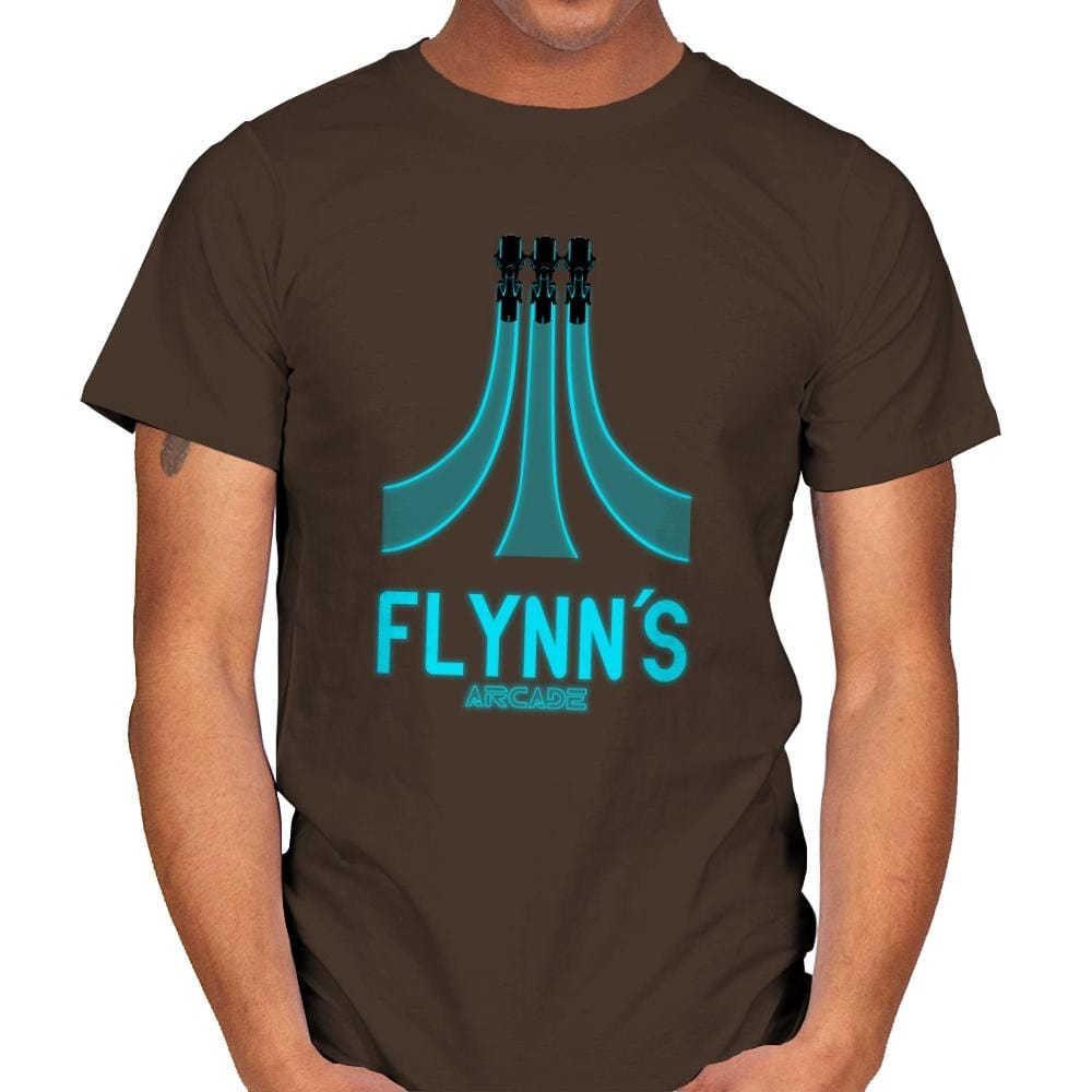 Flynn's Arcade - Best Seller - Mens T-Shirts RIPT Apparel Small / Dark Chocolate