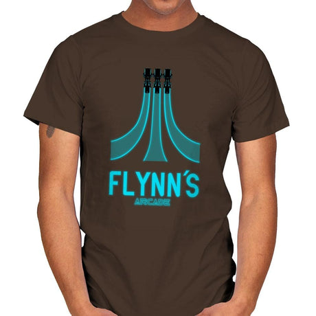 Flynn's Arcade - Best Seller - Mens T-Shirts RIPT Apparel Small / Dark Chocolate