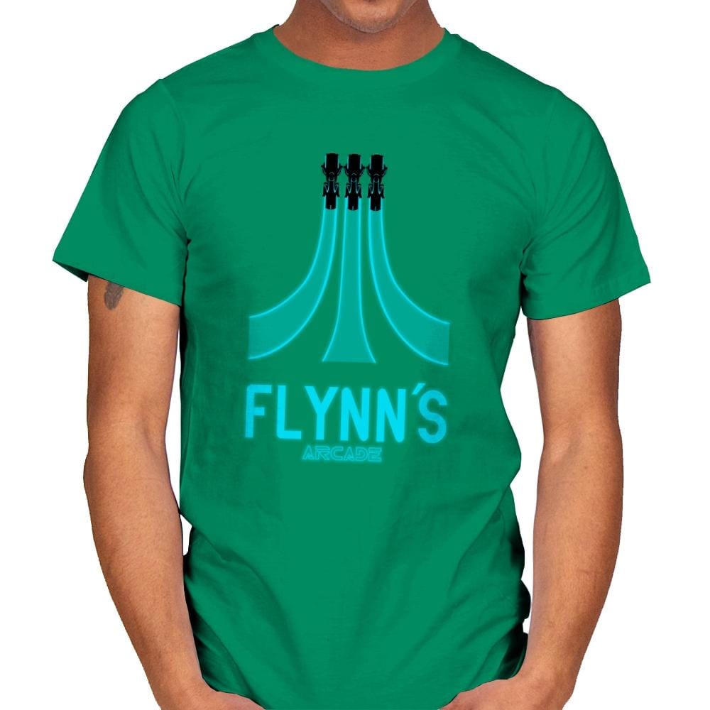 Flynn's Arcade - Best Seller - Mens T-Shirts RIPT Apparel Small / Kelly Green