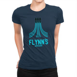 Flynn's Arcade - Best Seller - Womens Premium T-Shirts RIPT Apparel Small / Midnight Navy