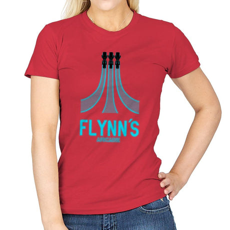 Flynn's Arcade - Best Seller - Womens T-Shirts RIPT Apparel Small / Red