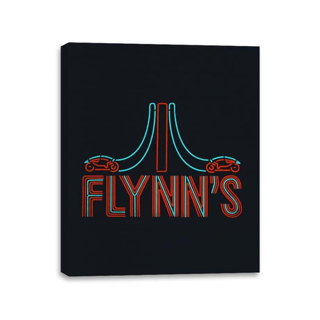 Flynn's Place - Best Seller - Canvas Wraps Canvas Wraps RIPT Apparel 11x14 / Black