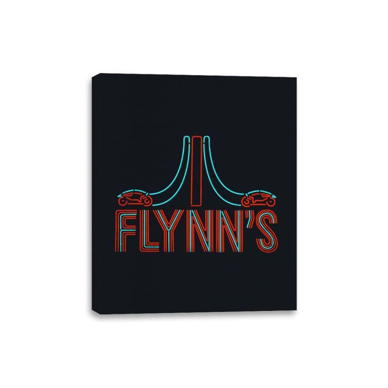 Flynn's Place - Best Seller - Canvas Wraps Canvas Wraps RIPT Apparel 8x10 / Black