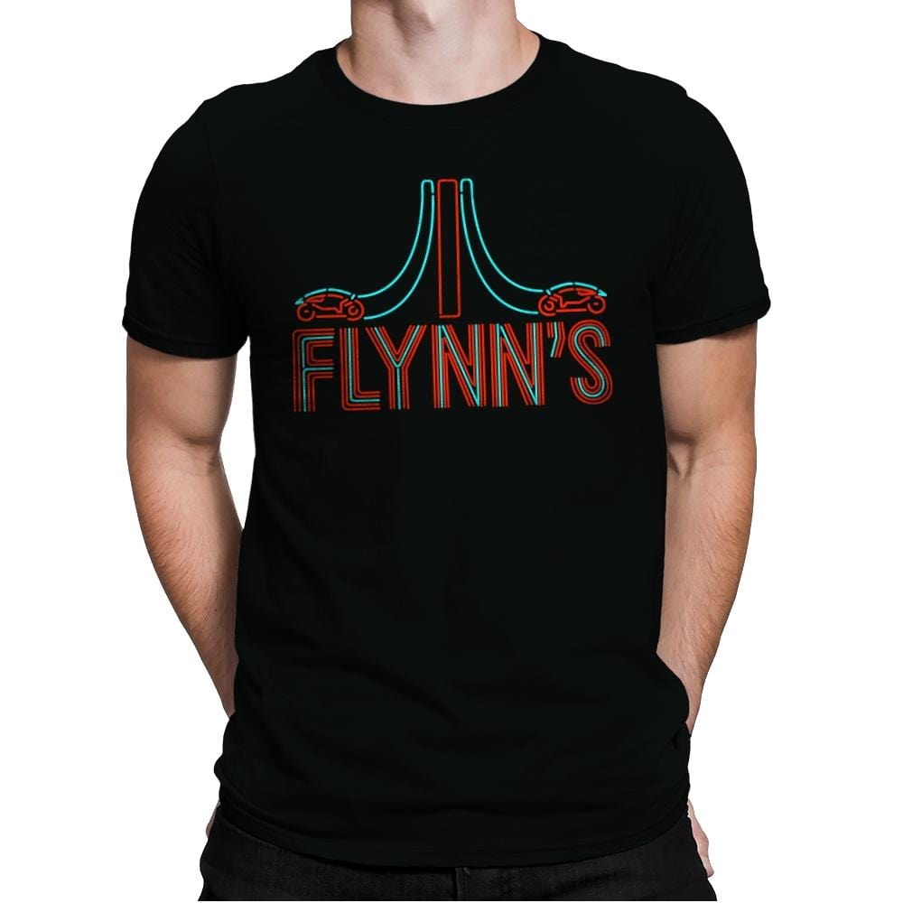 Flynn's Place - Mens Premium T-Shirts RIPT Apparel Small / Black