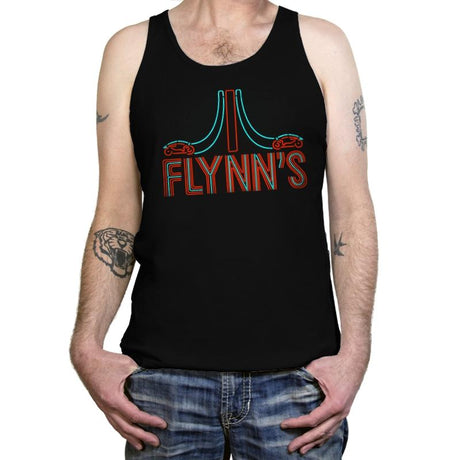 Flynn's Place - Tanktop Tanktop RIPT Apparel X-Small / Black