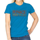 Flynns Arcade Retro - Womens T-Shirts RIPT Apparel Small / Sapphire