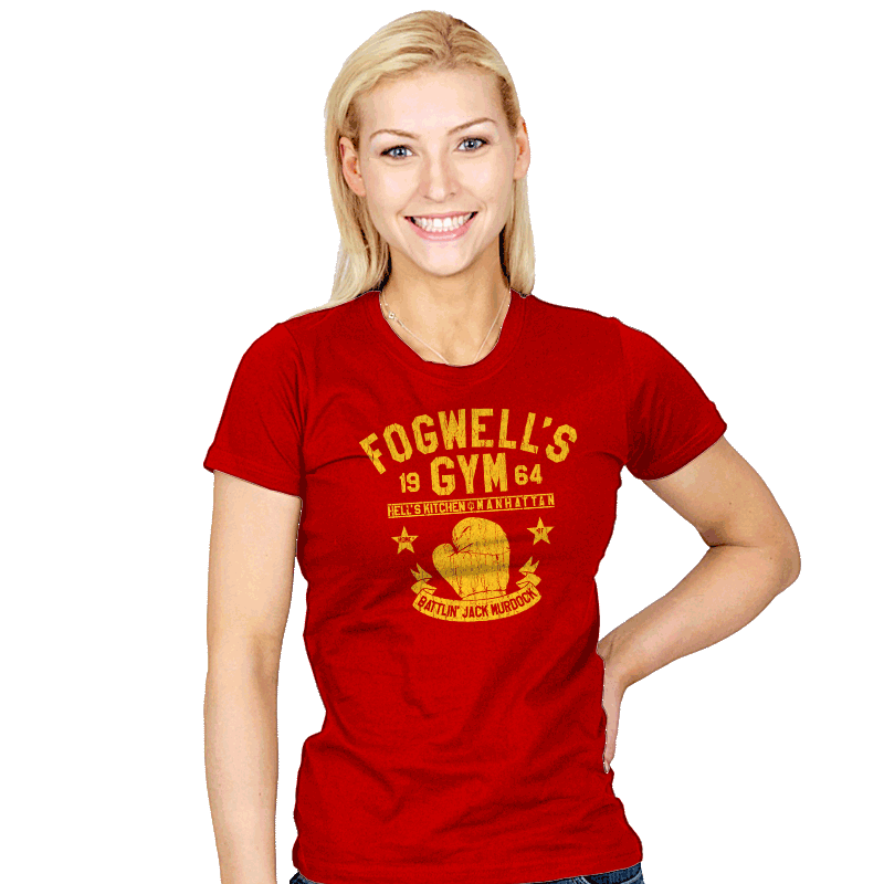 Fogwell's Gym - Womens T-Shirts RIPT Apparel
