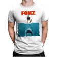 FONZ - Mens Premium T-Shirts RIPT Apparel Small / White
