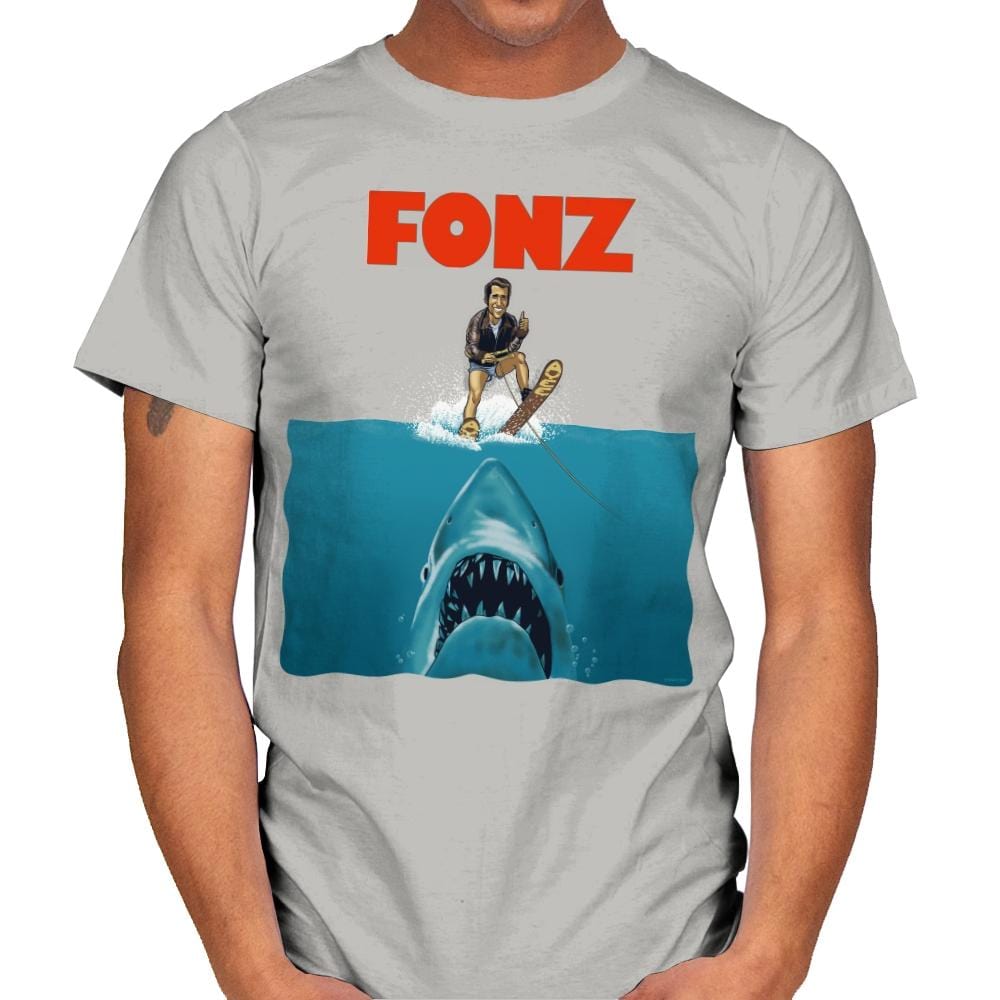 FONZ - Mens T-Shirts RIPT Apparel Small / Ice Grey