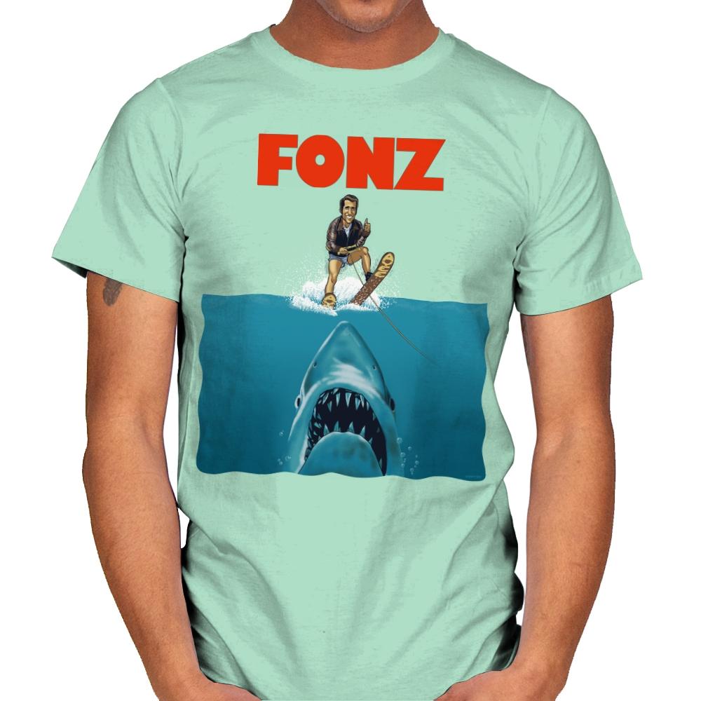 FONZ - Mens T-Shirts RIPT Apparel Small / Mint Green