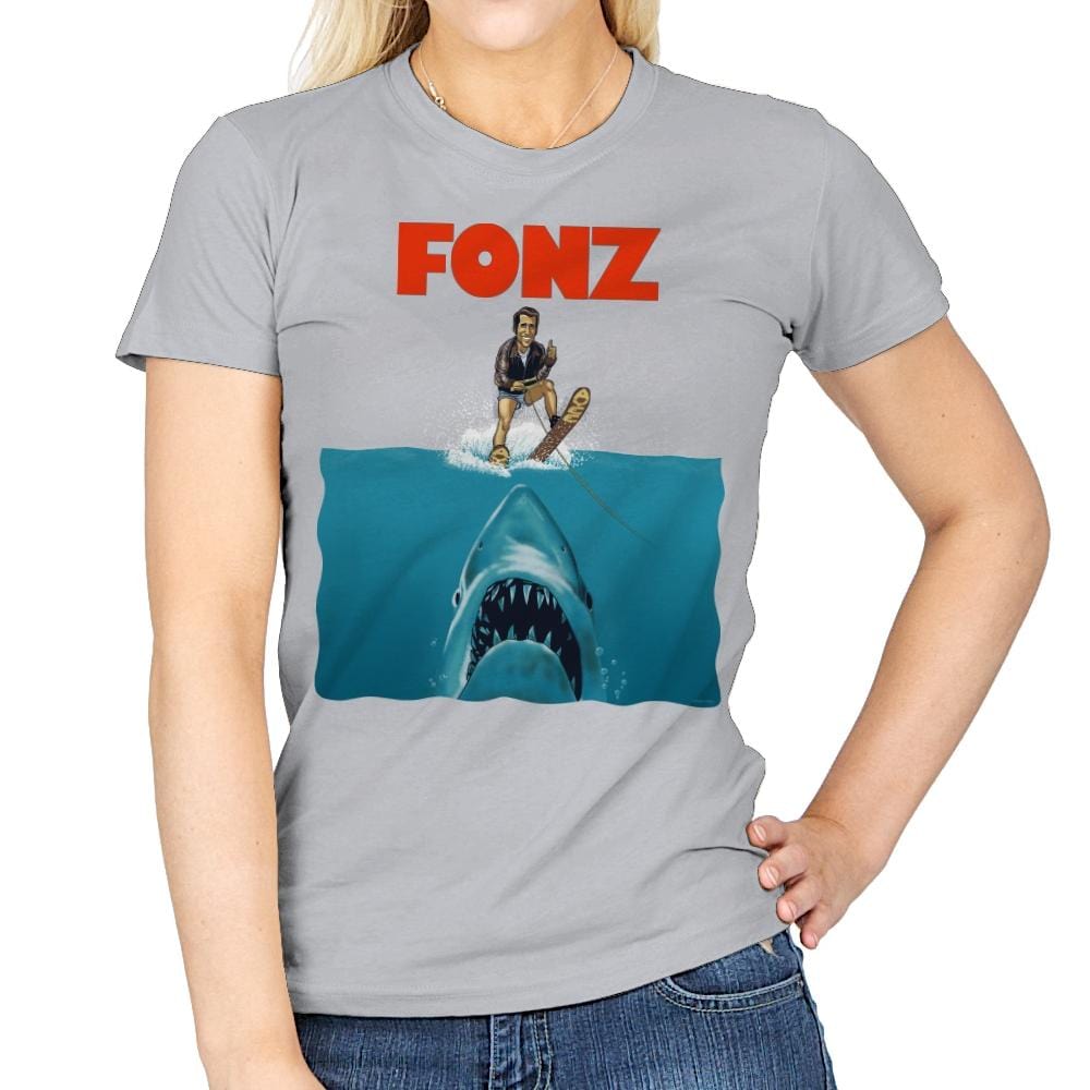FONZ - Womens T-Shirts RIPT Apparel Small / Sport Grey