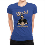 Food For Thought - Womens Premium T-Shirts RIPT Apparel Small / Royal